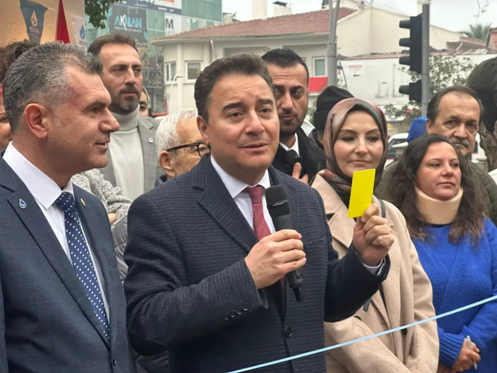 DEVA Partisi Genel Başkanı Ali Babacan, Edremit’e geldi.