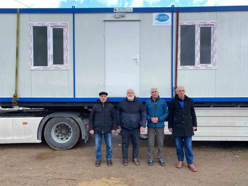 DATÜB’den Kahramanmaraş’a konteyner desteği
