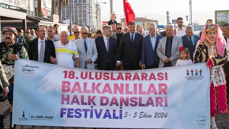 18’inci Uluslararası Balkanlılar Halk Dansları Festivali başladı