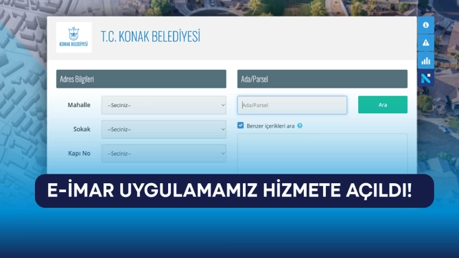 E-İmar Uygulamamız Hizmete Açıldı