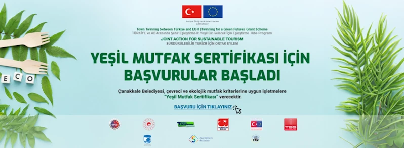 Yeşil Mutfak Sertifikası için Başvurular Başladı