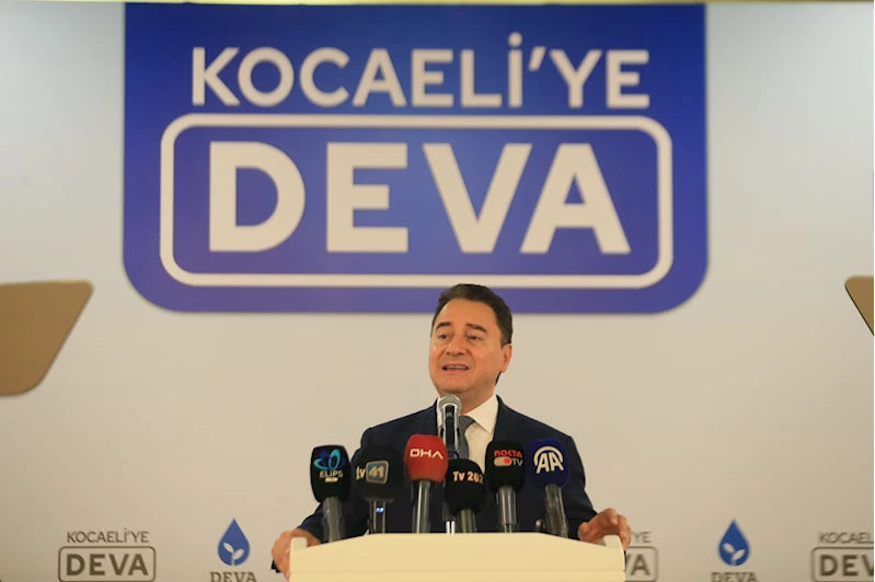 DEVA Partisi Genel Başkanı Babacan, Kocaeli