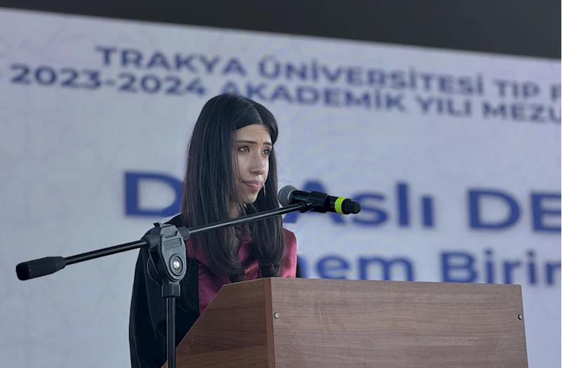 Hekim adayı Trakya Üniversitesi Tıp Fakültesi birincisinden 