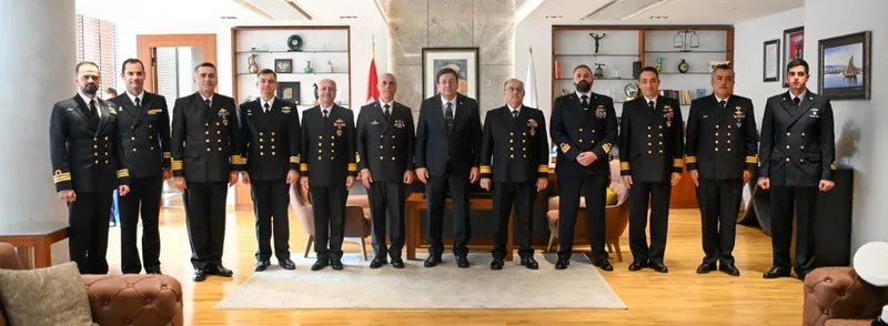 Nusret-2025 Tatbikatı Heyeti Çanakkale Belediye Başkanı