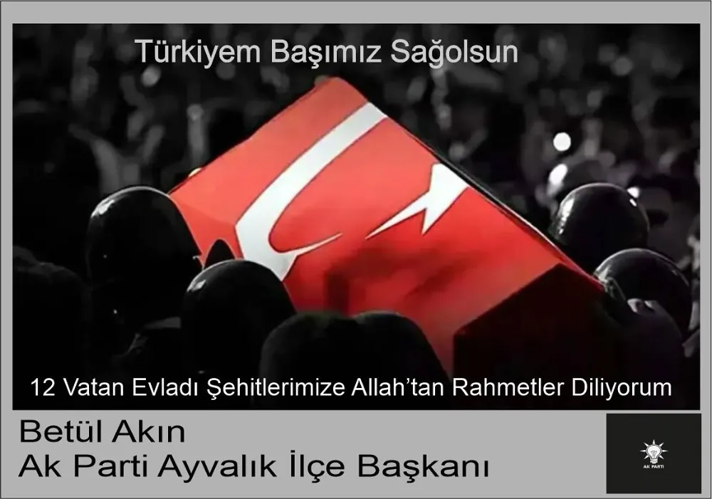 Şehitlerimize Allahtan Rahmetler Diliyorum