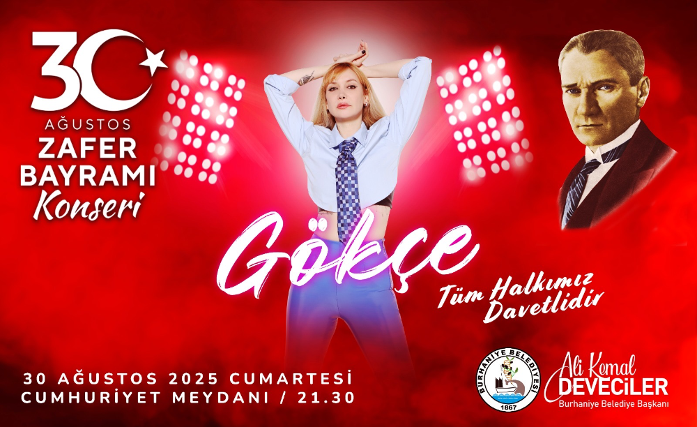 BURHANİYE’DE 30 AĞUSTOS ZAFER BAYRAMI COŞKUYLA KUTLANACAK